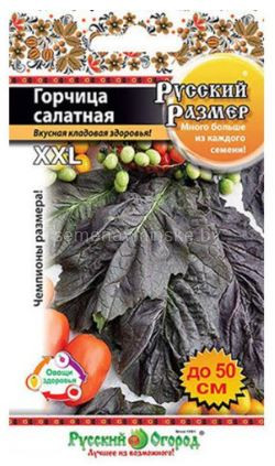 Горчица Русский размер,Салатная Красная